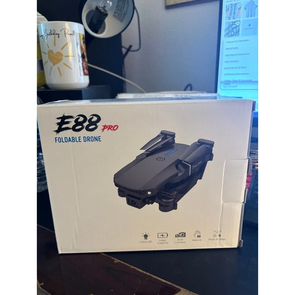 2025 E88PRO Drone with HD Dual Cameras, Integrated Display